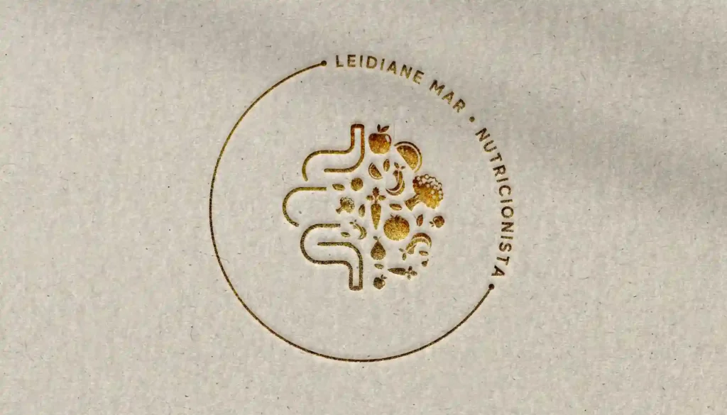 Logotipo para nutricionista especialista em saúde intestinal: o projeto da marca Leidiane Mar em 2026 3 Leidiane mar1